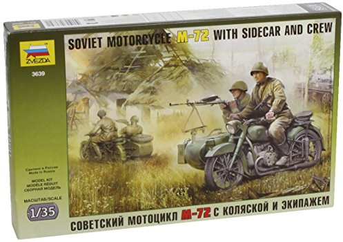 Zvezda 500783639 – 1:35 WWII Sov. M-72 Side Car Wheel (3)