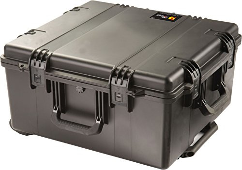 PELI Storm IM2875 Industriekoffer mit Rollen, Wasser- und Staubdicht, 89L Volumen, Mit Schaumstoffeinlage (Anpassbar), Schwarz