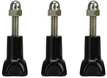 JJC 3 x boulons à vis Bouton Court pour GoPro Hero 4/3 + 3/2/1