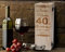 Personalised Engraved Wooden Wine Gift Box Birthday Champagne Prosecco Bottle 30th 40th 50th 60th (Box only) Gift for Mum Dad Him Her