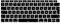 MiNGFi Protection Clavier Silicone Français AZERTY pour MacBook Air 13 (A1932, 2018–2019) EU/ISO - Noir