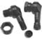 YINETTECH 2pcs Car Motorcycle Tyre Valve Extension Adaptor 90 Degree Caravan 11.3mm