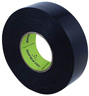 Renfrew Shin Pad Tape f. Stutzen Eishockey, Polyflex Stutzentape 24mm x 30m (schwarz)