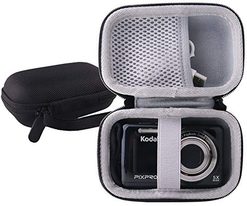 WERJIA Hard EVA Travel Case for Sony DSCW800 DSCW830 DSCW810 Digital Camera (Black)
