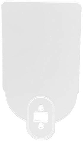 Roller Kennzeichenhalter, Nummernschild Kompatibel Aus Kunststoff Für Scooter Kunststoff Kennzeichenhalter Warnschild (Weiß)