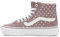 Vans Damen Filmore Hi Platform Sneaker, (Suede Dots) Purple Dove/White, 42.5 EU