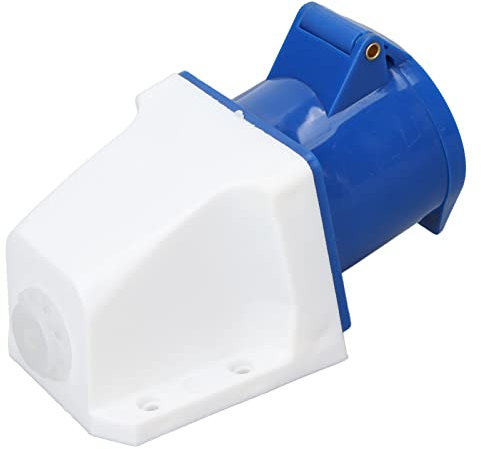 Fiche Industrielle, Connecteur Femelle 3 Broches 16A/32A CEE IP44 étanche pour Prévenir le Vieillissement des Connecteurs Industriels pour L'industrie Agricole 220‑380V(32A)