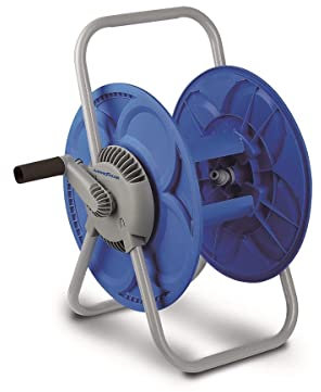 Goodyear - Avvolgitubo Irrigazione 45 m – Carrello Manuale Giardino Ø13 mm (½″), Montaggio Senza Attrezzi, Manovella Veloce, Anti‑Ruggine e Anti‑Corrosione