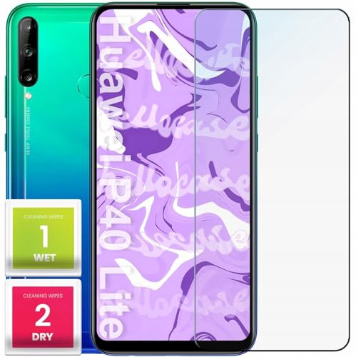 HELLO CASE Schutzglas für Huawei P40 LITE E – Gehärtetes Glas, 9H Härte, Ultra Klar, Anti-Kratzer, Einfache Anbringung
