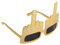 Toyvian Lustige Mittelfinger Brille Für Party, Makeup Und Fotoautomaten, Goldene Scherzbrille Für Erwachsene