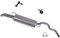 ATEC Germany Auspuff Schalldämpfer Set 1x Endschalldämpfer, mit Montagematerial Kompatibel mit SEAT TOLEDO II (1M2), SKODA OCTAVIA 1 (1U2) (1U5), VW BORA I (1J2) (1J6), GOLF 4 Variant (1J5)