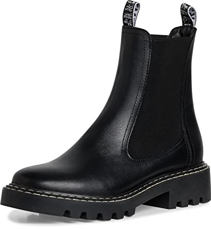 Tamaris Damen Ankle Boots, Frauen Stiefeletten,Wechselfußbett,uebergangsschuhe,uebergangsstiefel,flach,Boots,Stiefel,Bootee,Black,40 EU