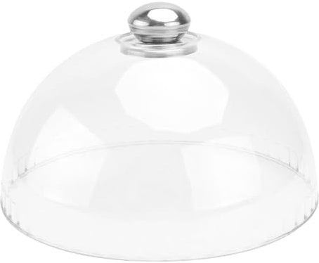NUOBESTY 1PC Clear Cake Stand Cover Clear Cake Dome Plate Cover Plastic Dessert Cheese Cloche Dome Transparent Protective Food Cover