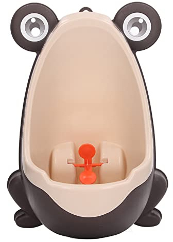 Pee Trainer Urinal, Zielgerichtetes Kinderurinal Zur Wandmontage mit Saugnapf für zu Hause (Kaffee)