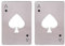 Bottle Openers, 2 PCS Ace of Spades Bottle Openers, Credit Card Size, Stainless Steel, Silver