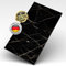 AS Country Stone Wandpaneele in Marmoroptik - 60x120 cm | PVC Wandverkleidung mit echtem Quarz und Steinmehl für Küche, Bad & mehr | Küchenrückwand Platte Wandpaneel | Calacatta Black