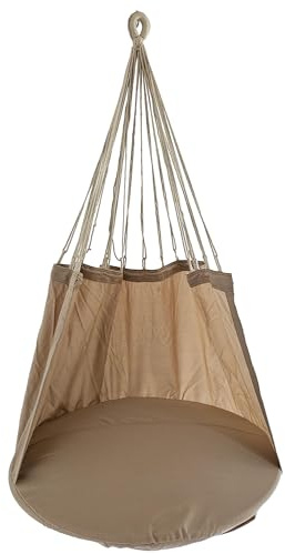 Hängehöhle gepolstert Hängestuhl für Erwachsene beige