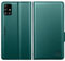 CASBST for Samsung Galaxy A51 Case, Kickstand Flip Leather Wallet Book Case with Card Slots Shockproof Magnetic Closure Protective Phone Case Cover Compatible with Samsung A51 - Green