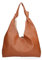Viola Castellani Borsa a spalla Donna. Prodotto artigianale. Materiale esterno: Vera pelle. Made in Italy. GLX220715623FBG-D17_CUOIO_SCURO. 40x42x2 cm