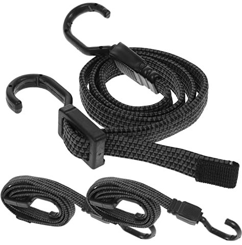 TOKIDNY 3stücke Verstellbare Bungee-spannbänder Mit Haken Elastische Reiseseile Für Luggage Für Camping Und Transport Von Schweren