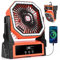 Ventilatore da Campeggio 15000mAh Ventilatore Portatile Ricaricabile con Gancio e Luce LED 4 Livelli Ventilatore USB Silenzioso per Casa Esterno Campeggio Ventilatore da Tavolo Campeggio Tende