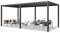 PRIMEYARD Pergola 3x6 m Aluminium-Pfosten mit Lamellendach aus Stahl anthrazitfarbene Terrassenüberdachung