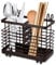 Yeqqzq Cutlery Drainer, Anti-Rust Sink Tidy Kitchen Utensil Holder, Stainless Steel Cutlery Storage Rack for Fork Chopsticks