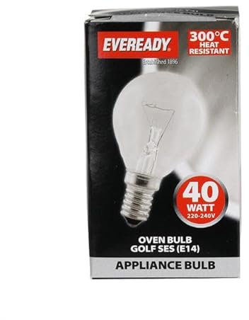 Masterpart Cooker Oven Bulb Lamp 40W Golf SES E14 300° Heat Resistant 220-240V
