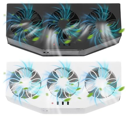 Solar Car Exhaust Fan with 3 Air Outlets Car Radiator Cooling Fan Eliminate Peculiar Smell Auto Ventilation Fan for Vehicles for Indoor(White Solar)