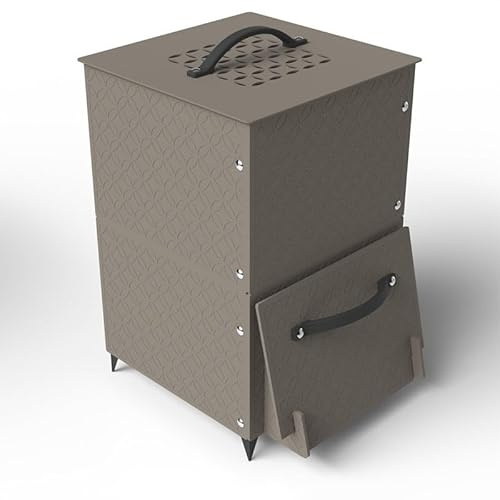 Iriso - Composteur d'extérieur Design 90L - Couleurs Gris