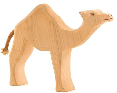 OSTHEIMER 20911 Dromedar aus Holz Höhe 12cm Tiere aus Aller Welt Spielfigur