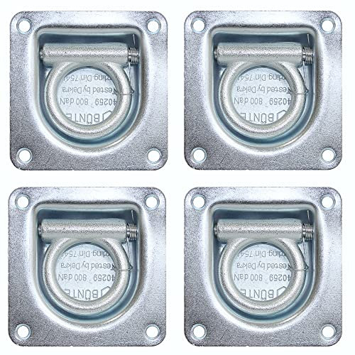 4X Zurrmulden 800daN Zurrösen für Spanngurt 800kg Ladungssicherung Pkw Anhänger