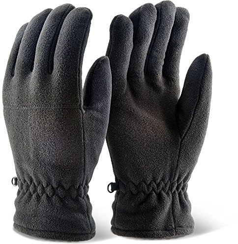 Thinsulate Fleece-Handschuh, Schwarz