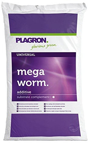 Plagron Mega Worm, natürlicher Stickstofflieferant, fein gesiebt, 25 L