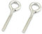 Yasorn Tornillo de acero inoxidable M4 de anillo de ojo paquete de 10