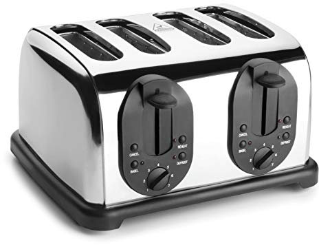 Lacor - 69064 - Tostador 4 ranuras 1750w Inox- Gris