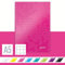 Leitz WOW Notizbuch A5 kariert, Hardcover, 160 Seiten, 80 Blatt FSC-zertifiziertes Papier 80 g/m², Hochwertiger laminierter Einband, Fadenheftung, Für Büro, Schule oder als Tagebuch, Pink, 46281023