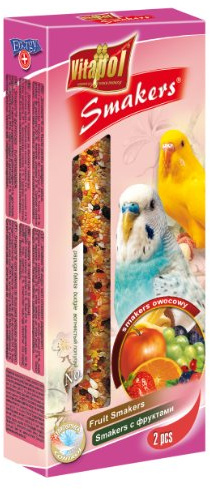 Vitapol Fruit Smakers Treat Sticks for Budgies includes 2 Sticks