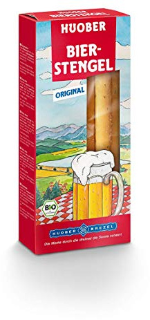 HUOBER Bio Bierstengel, knusprige Gebäckstangen mit Kümmel, 100 g