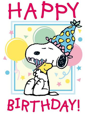 -3er Set Postkarte SNOOPY/PEANUTS - Motiv: HAPPY BIRTHDAY - SNOOPY AND WOODSTOCK, Anlass: Cartoon/Satire International, Künstler/Verlag: CLOSE UP © UNITED FEATURE SYNDICATE, INC, Größe: A6