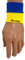 Sportfanshop24 Schweißband/Armband/Handgelenkband UKRAINE 1 Stück sehr gute Qualität