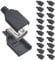 Oiyagai 20pcs USB 2.0 Type A Female Socket Connector w Plastic Cover for DIY