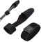 Dioche Fishing Rod Sleeve, Expandable Neoprene Fishing Pole Glove Sleeve Cover Protector + Rod Strap Set, Fishing Tackle Tie Bag Accessories (Black)