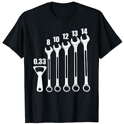 Schraubenschlüssel Bieröffner Fun Geschenk Bier T-Shirt