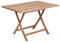 LEBENSwohnART Teak Klapptisch KURSI ca. L120cm Natural Esstisch Gartentisch Tisch Massivholz