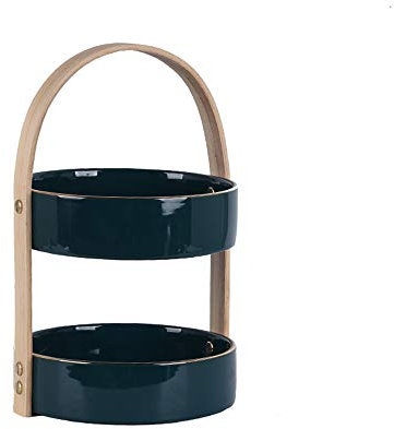 ZXCVBNAS Obstschale Nachmittagstee Doppel Dessert Rack-Kuchen-Nachtisch Tisch Obstteller Hochzeit Kreative Modernes Wohnzimmer Imbiss-Platte Aufbewahrungsschale Obstschale Aus