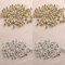 Qiwenr 200Pcs Glöckchen Schellen，10MM Jingle Bells Schellen Glocken Glöckchen Kleine Glocken zum Basteln Mini Glocken,für Schmuck Basteln Geschenkverpackung Weihnacht Fest Dekoration（Golden&Silber
