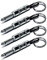 CattleBie Schlüsselbrett Jack R 2.0 JCM800 Gitarre Griffbrett Haken Halterung für Schlüssel Haus Befestigung mit 4 Schlüsselhalter Keyholder Set