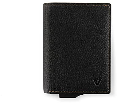 RONCATO Iron 4.0 portafoglio uomo pelle con RFID Nero