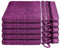 Schiesser Frottier Waschhandschuh Skyline Color im 5er Set | 100% Baumwolle aus nachhaltiger Produktion | saugstark, weich, farbecht | 16x22cm | Violett